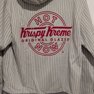 Krispy Kreme Gray Hoodie with Red Logo